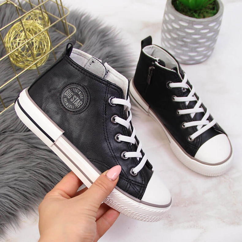 Dječje tenisice eko koža crne Big Star II374003 crna 1