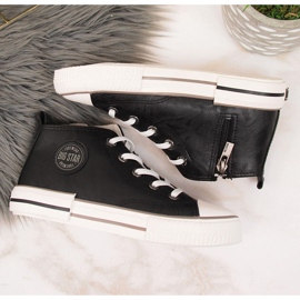 Dječje tenisice eko koža crne Big Star II374003 crno 2