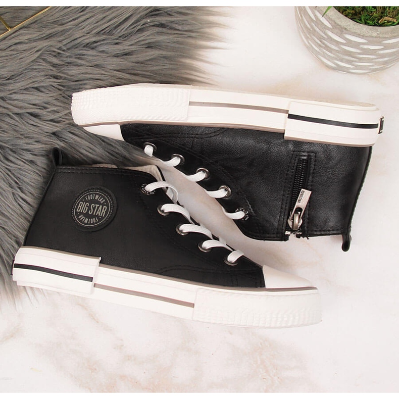 Dječje tenisice eko koža crne Big Star II374003 crno 2