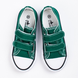 Dječje zelene Shelovet tenisice na čičak zelena 1