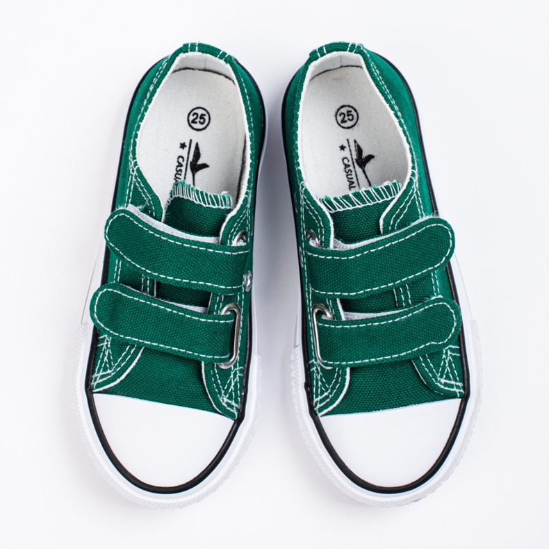 Dječje zelene Shelovet tenisice na čičak zelena 1