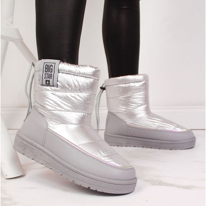 Big Star II274118 srebrne izolirane čizme za snijeg srebro 2