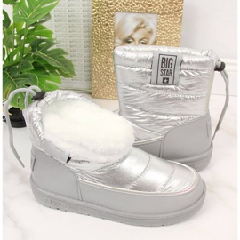 Izolirane čizme za snijeg Big Star W II274118 srebrne srebro 4