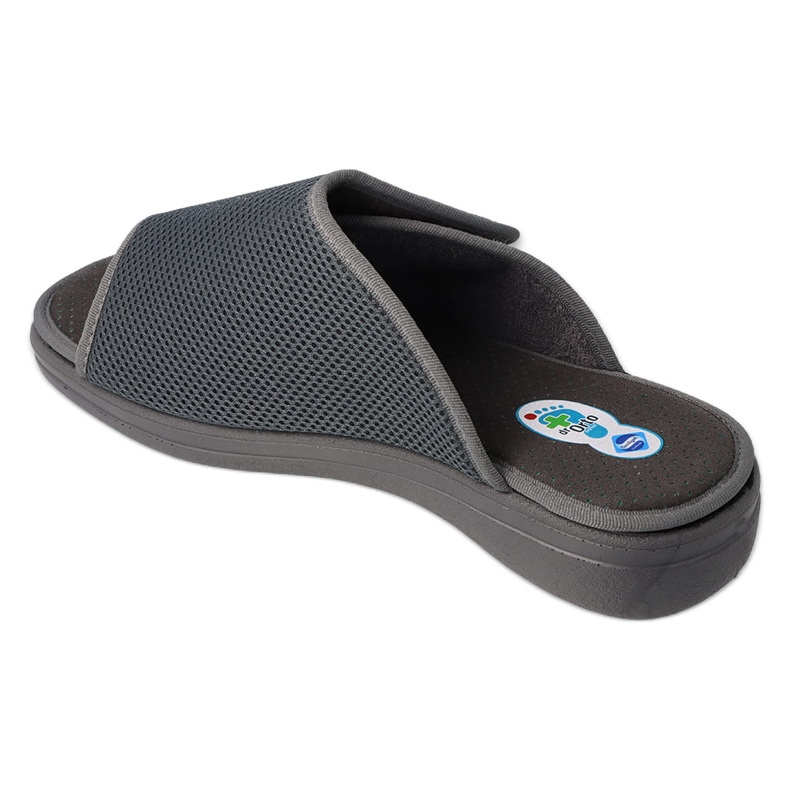 Dr.ORTO Befado muške papuče s čičak donjom stranom 078M001 zelene zelena 2