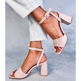 Sandale na post Loya Pink ružičasta 2