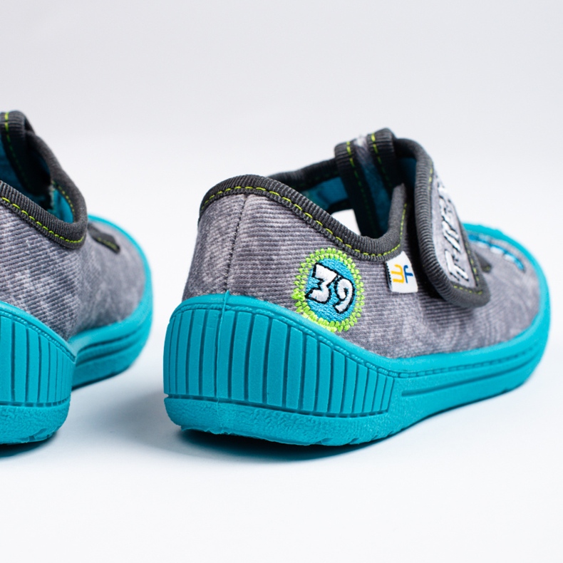 SHELOVET Sive papuče za vrtić za dječaka 3F siva 2