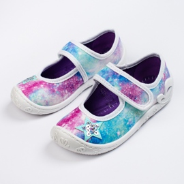 SHELOVET Raznobojne 3F papuče za djevojčice višebojan 1