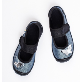 SHELOVET 3F leptir papuče za djevojčice siva 1
