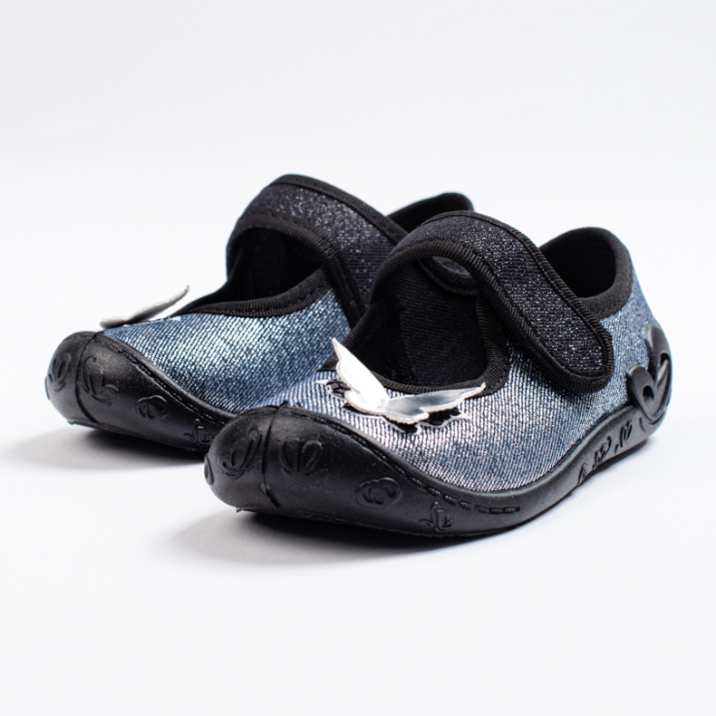 SHELOVET 3F leptir papuče za djevojčice siva 2