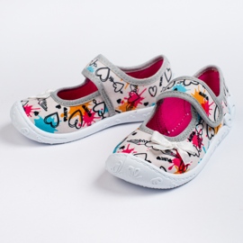 SHELOVET Raznobojne 3F papuče za djevojčice višebojan 1