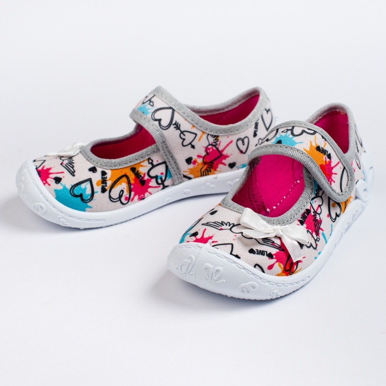 SHELOVET Raznobojne 3F papuče za djevojčice višebojan 1