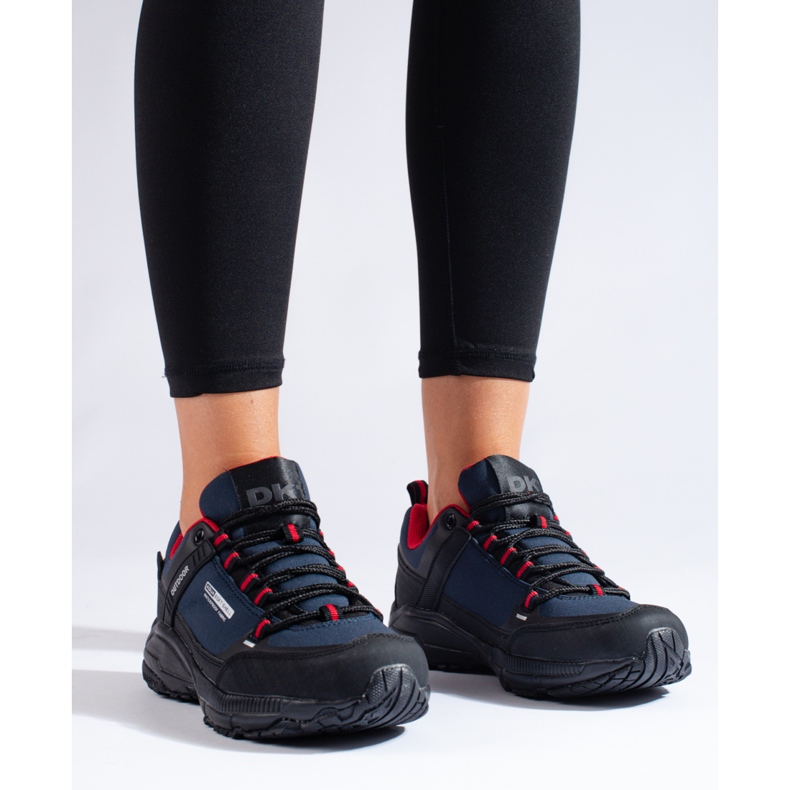 DK Trekking cipele na otvorenom crna tamnoplava 1