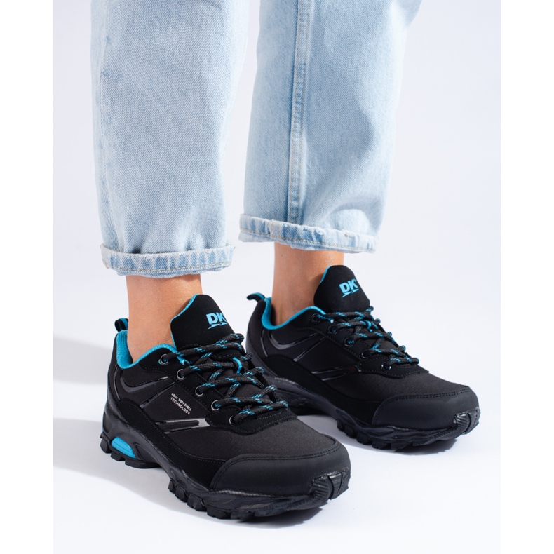 DK crne i plave sportske cipele za planinarenje za žene crno 1