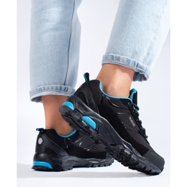 DK crne i plave sportske cipele za planinarenje za žene crno 2