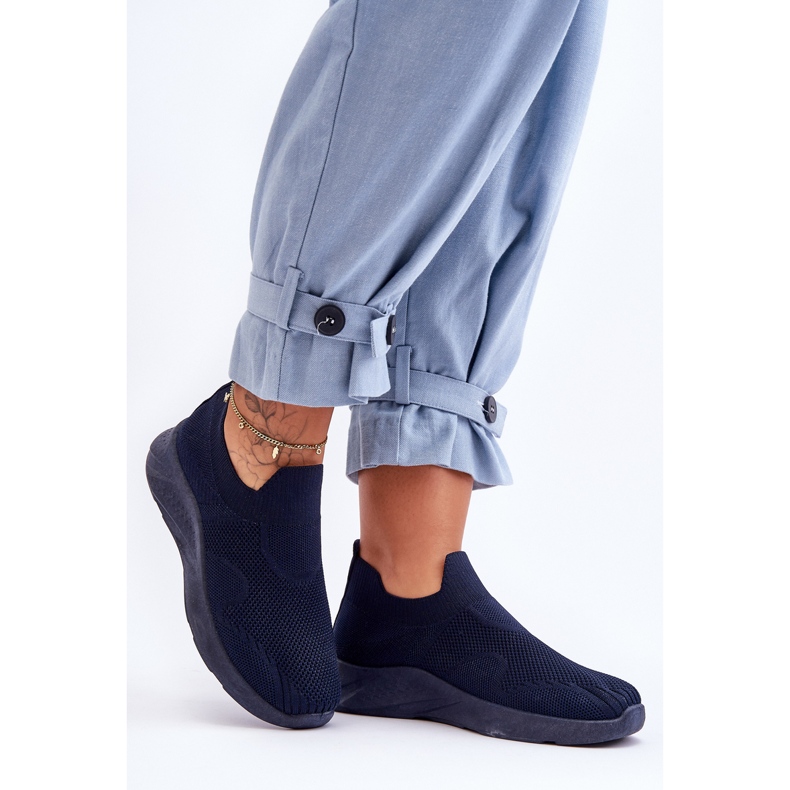 PG1 Ženske sportske cipele s natikačama tamnoplavi Claris plava 1