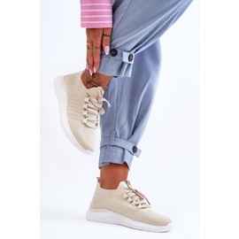 PG1 Klasične ženske sportske cipele svijetlo bež Nickilla 2