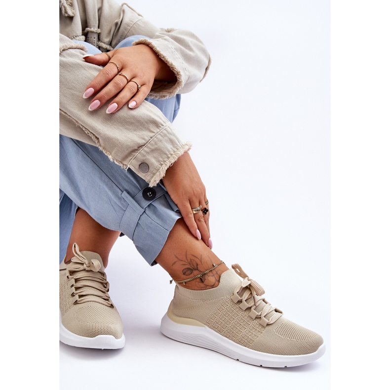 PG1 Klasične ženske sportske cipele bež Nickilla 1