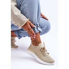 PG1 Klasične ženske sportske cipele bež Nickilla 2