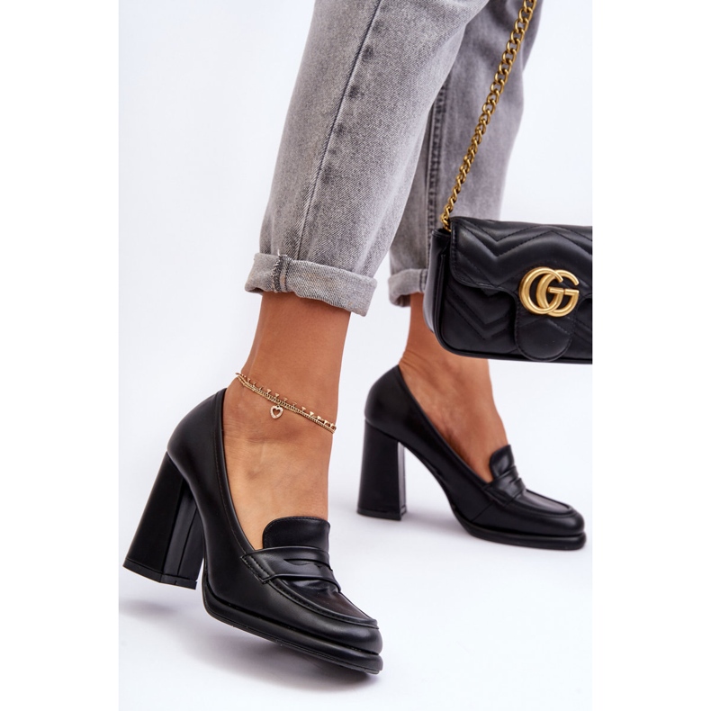 PS1 Moderne cipele na petu crne Florence crno 1