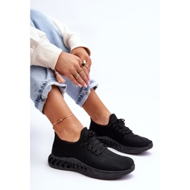 PG1 Ženske slip-on tekstilne tenisice crne Venett crno 1