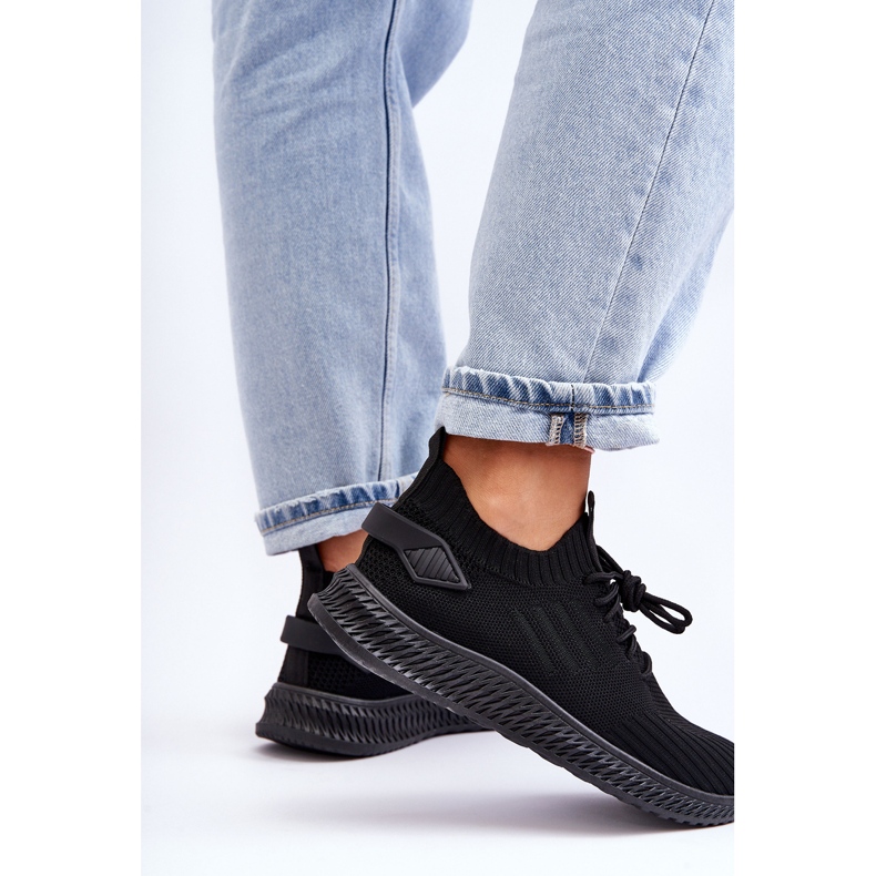 PG1 Zauna ženske tekstilne tenisice na slip-on crne crna 2