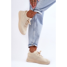 PG1 Ženske tekstilne natikače Bež Zauna 1