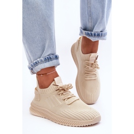 PG1 Ženske tekstilne natikače Bež Zauna 2