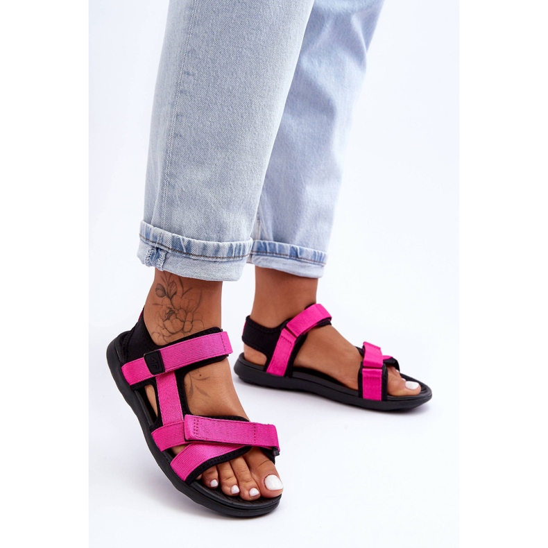 Ženske sportske sandale 4F 4FSS23FSANF014-55S Fuksija ružičasta 1