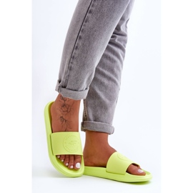Ženske sportske papuče 4F 4FSS23FFLIF069-72S Lime zelena 1