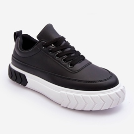 PG1 Klasične tenisice s platformom crno-bijele Nannzie crna 1