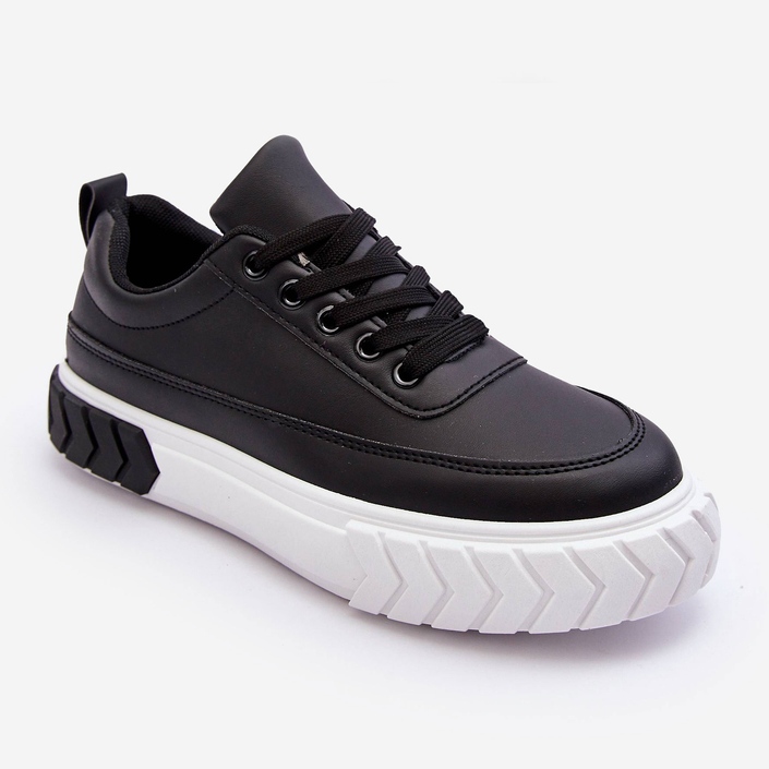 PG1 Klasične tenisice s platformom crno-bijele Nannzie 1