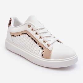 PG1 Klasične ženske sportske cipele bijele i bež boje Amaranti bijela 1