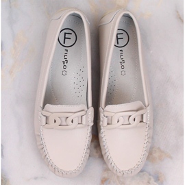 Ženske kožne natikače Filippo DP4547 Bež 5