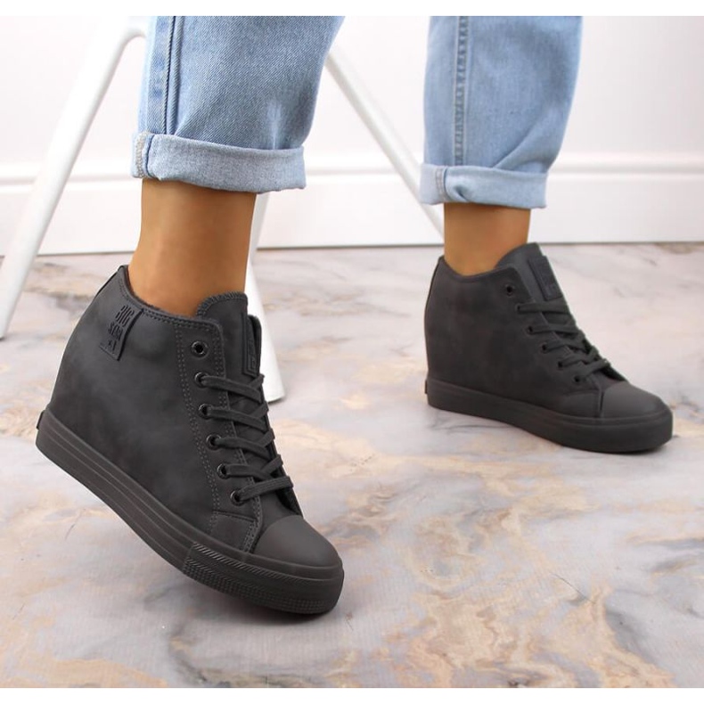 Big Star W INT1899C izolirane wedge tenisice sive 2