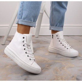 Izolirane tenisice na vezanje Big Star W INT1902A bijele bijela 2