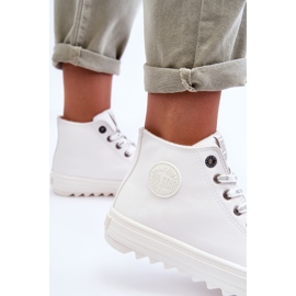 Ženske tenisice Big Star High Warm White GG274108 bijela 1