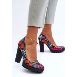 Kožne cipele na petu Maciejka 02629-56 višebojne višebojan 1