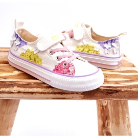 Dječje niske tenisice na čičak Big Star LL374061 Bijele bijela 2