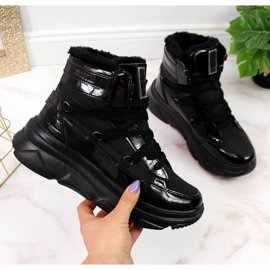 Čizme za snijeg Big Star W II274311 INT1613A crna 1