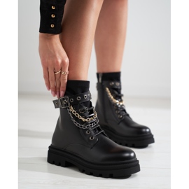 Radnice s lancima Shelovet crno 1