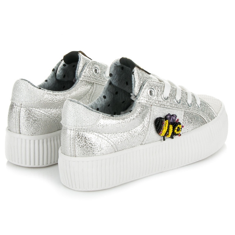 Kylie Srebrni puzavci siva 1