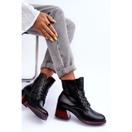 Vinceza Čizme na visoku petu Crne Luloshe crno 1