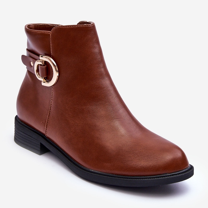 FD1 Ravne čizme smeđe Meronei smeđa 1