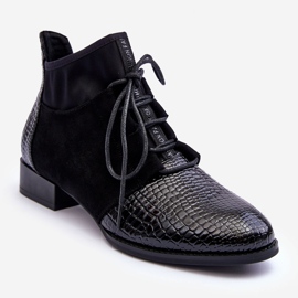 Ženske čizme na ravnu petu crne S.Barski 259-1 crna 1