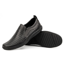 Olivier Ažurirane muške natikače za ljeto 662 crne crna 1