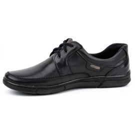 Olivier Muške kožne cipele na vezanje 60K crne crna 1