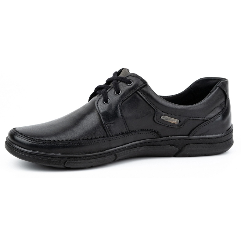 Olivier Muške kožne cipele na vezanje 60K crne crna 1