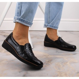 Udobne Rieker cipele W RKR166C krokodil crne crna 2