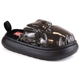 Kućne papuče metalik Big Star W INT1910 crne crna 2