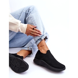 Ženske sportske cipele s natikačama crne Claris crna 4